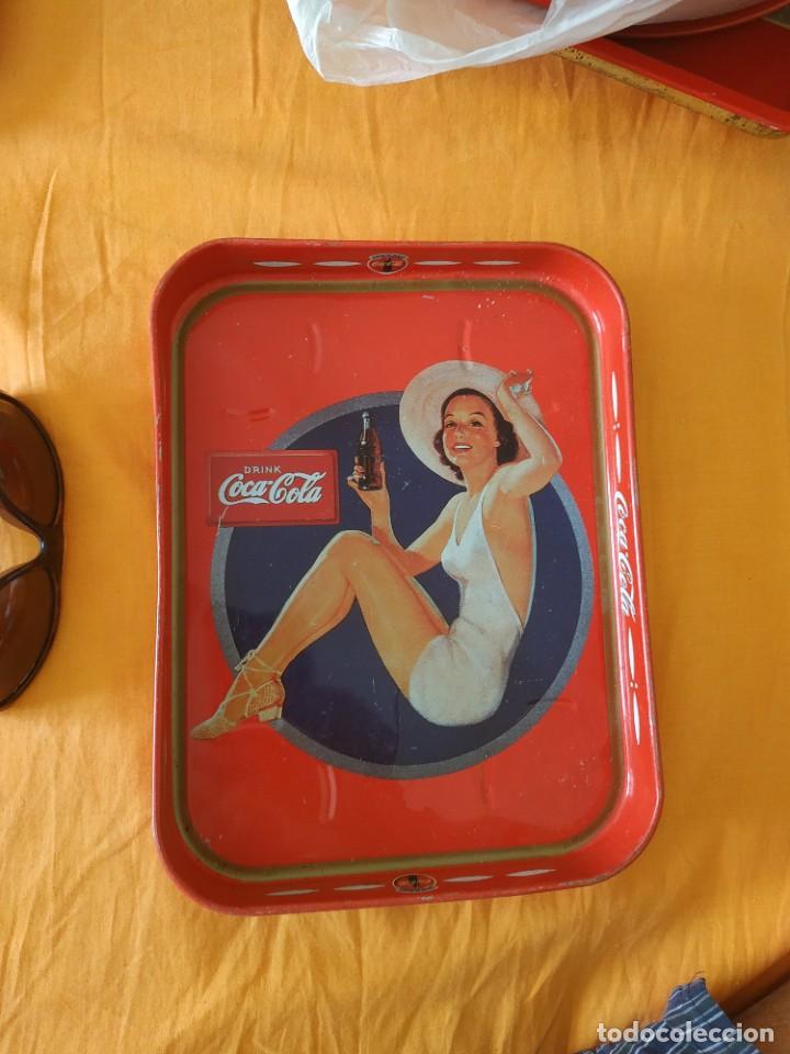 Coleccionismo de Coca-Cola y Pepsi: Varias bandejas y objetos coca cola - Foto 9