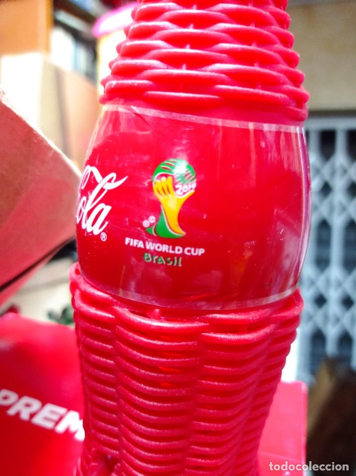 Coleccionismo de Coca-Cola y Pepsi: BOTELLA SILVATO Y MARACA. BRASIL COCA COLA 2014 - Foto 3