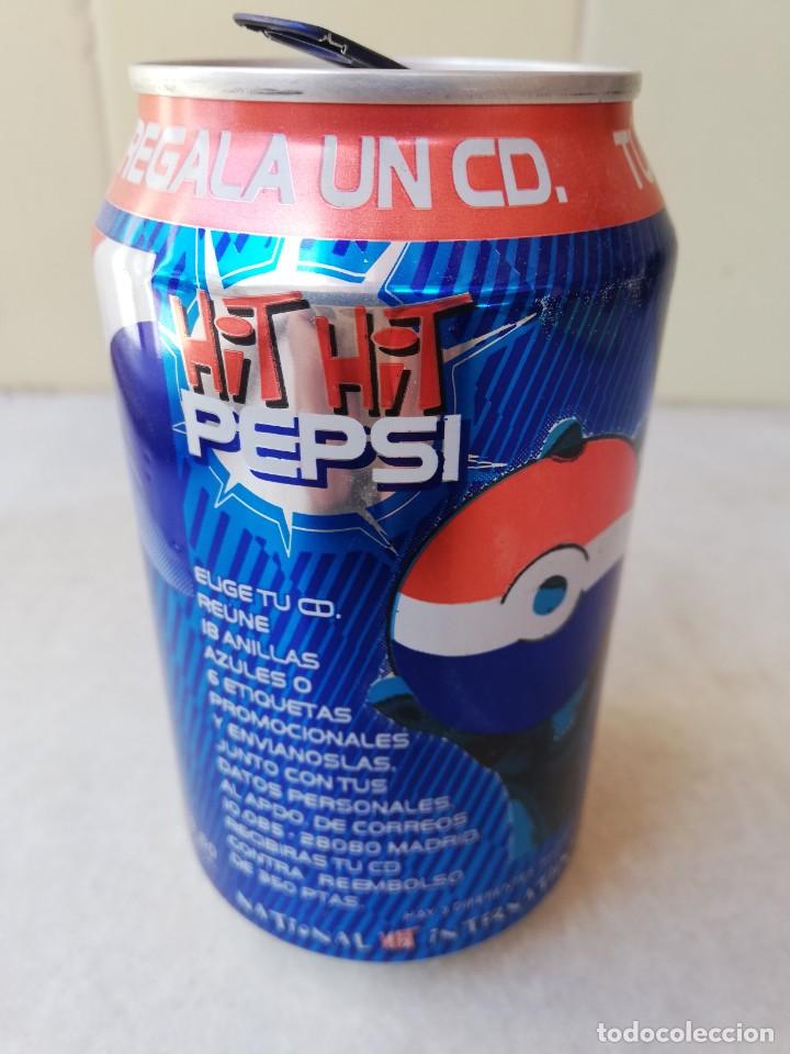 Coleccionismo de Coca-Cola y Pepsi: Lata pepsi Hit. 1999 - Foto 2