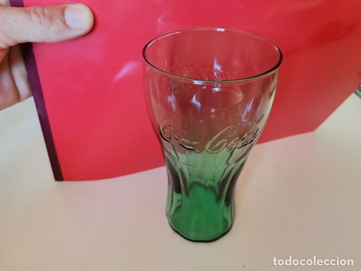 Collecting of Coca-Cola and Pepsi: ANTIGUO VASO COCA COLA COLOR VERDE PEQUE&Ntilde;O