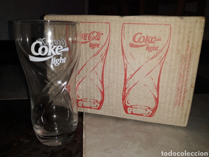 Collecting of Coca-Cola and Pepsi: Juego de 6 vasos cocacola light