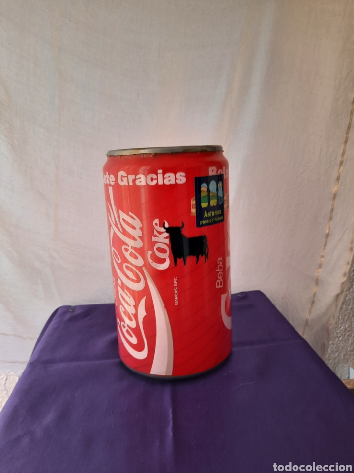 Coleccionismo de Coca-Cola y Pepsi: Bote gracias de Coca Cola.