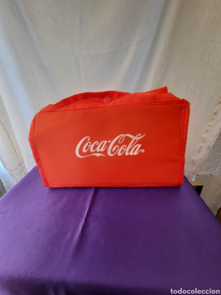 Coleccionismo de Coca-Cola y Pepsi: Bolsa plegable promocional Coca Cola.