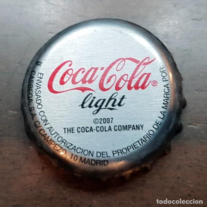 Collecting of Coca-Cola and Pepsi: TAP&Oacute;N CORONA - CHAPA - CROWN CAPS - KRONKORKEN - TAPPI - COCA COLA - LIGHT - MADRID