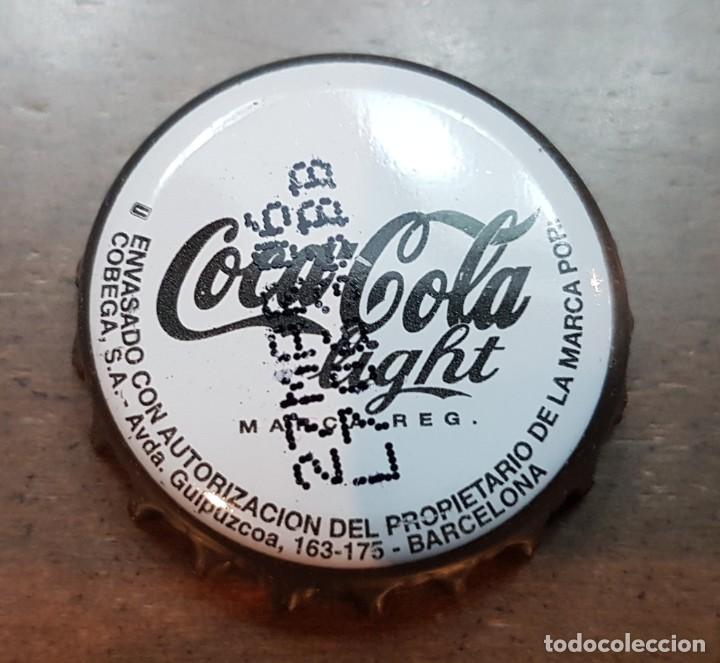 Collecting of Coca-Cola and Pepsi: TAP&Oacute;N CORONA - CHAPA - CROWN CAPS - KRONKORKEN - TAPPI - COCA COLA - LIGHT - BARCELONA