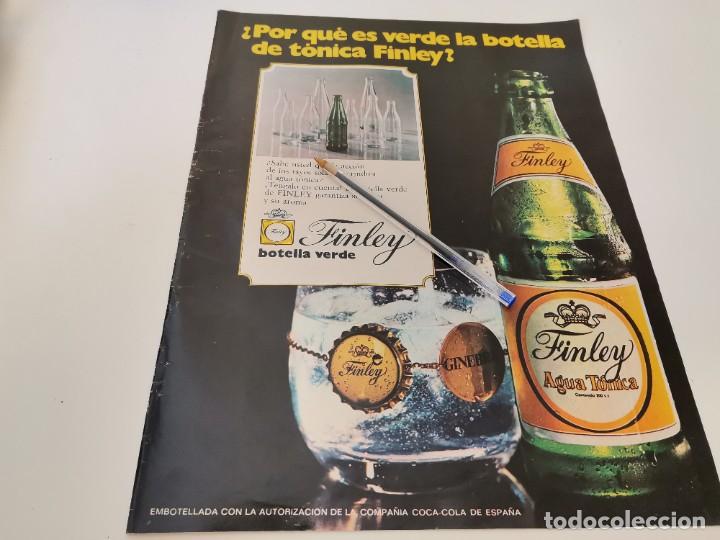 Collecting of Coca-Cola and Pepsi: AGUA TONICA FINLEY ANUNCIO PUBLICIDAD REVISTA1972
