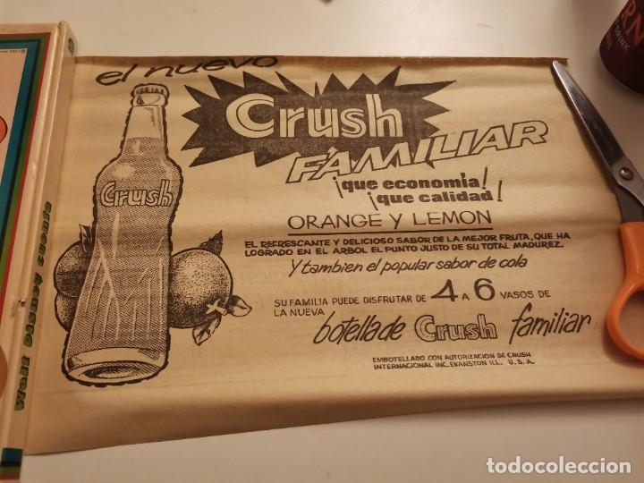 Collecting of Coca-Cola and Pepsi: RARISIMO Y DIF&Iacute;CIL GRAN ANUNCIO ORANGE CRUSH FAMILIAR LEMON CRUSH RECORTE PERI&Oacute;DICO 1965