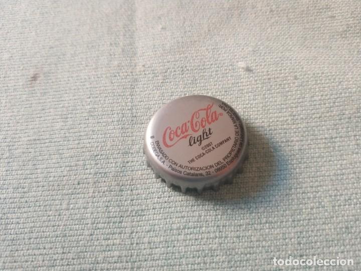 Colecionismo de Coca-Cola e Pepsi: Chapa Coca Cola Light 4 (U)