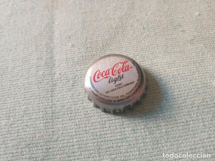 Colecionismo de Coca-Cola e Pepsi: Chapa Coca Cola Light 4 (TCI)