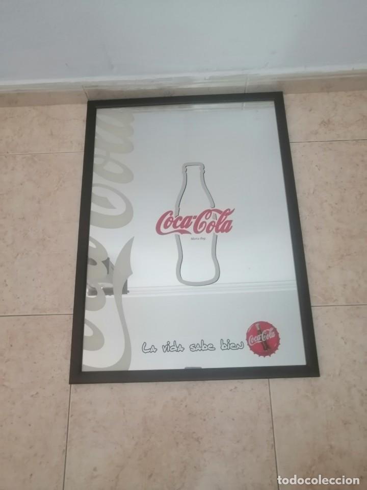 Coleccionismo de Coca-Cola y Pepsi: ESPEJO COCA COLA LA VIDA SABE BIEN - Foto 1