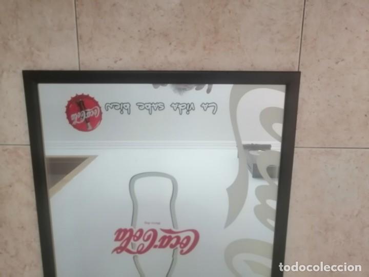 Coleccionismo de Coca-Cola y Pepsi: ESPEJO COCA COLA LA VIDA SABE BIEN - Foto 2