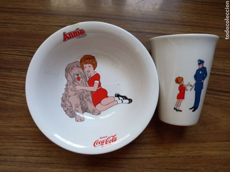 Sammeln von Coca-Cola und Pepsi: Juego publicidad coca cola Annie la pel&iacute;cula 1982