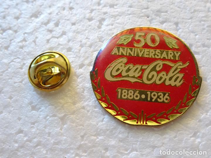 Sammeln von Coca-Cola und Pepsi: PIN DE COCA COLA. 50 ANIVERSARIO 1886 1936