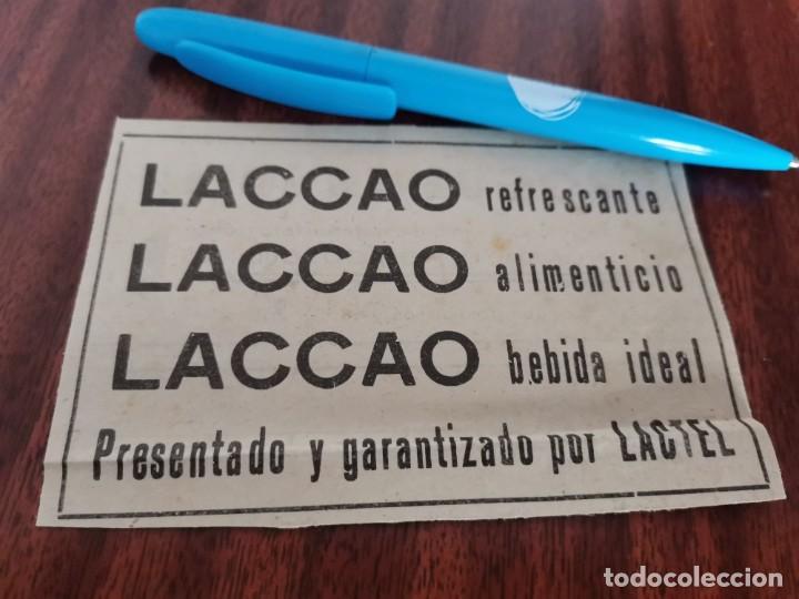 Sammeln von Coca-Cola und Pepsi: BEBIDA MALLORQUINA BATIDO LACCAO LACTEL PALMA DE MALLORCA ANTIGUO ANUNCIO PUBLICIDAD RAREZA