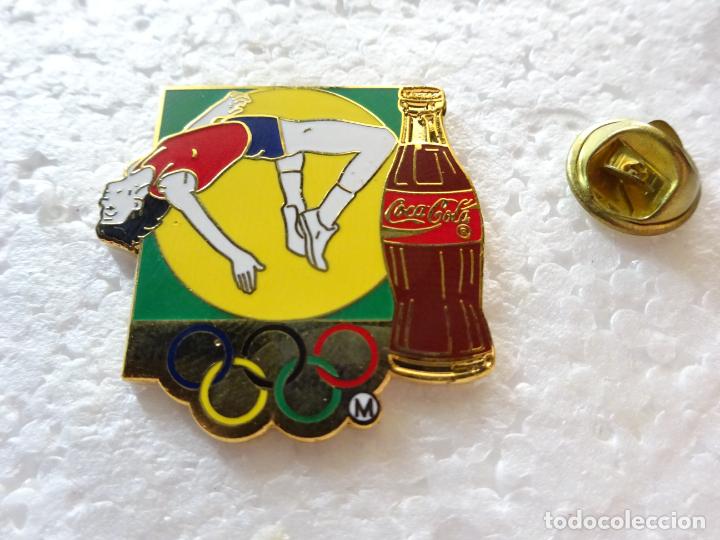 Sammeln von Coca-Cola und Pepsi: PIN DE COCA COLA. OLIMPIADAS JUEGOS OL&Iacute;MPICOS. SALTO DE ALTURA. CALIDAD