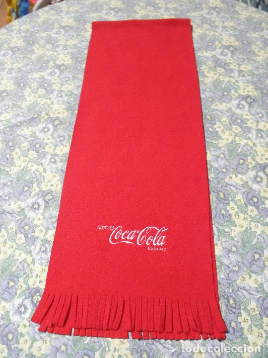Coleccionismo de Coca-Cola y Pepsi: Bufanda roja original de Coca Cola - Foto 1