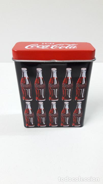 Collectionnisme de Coca-Cola et Pepsi: CAJA CONTENEDOR DE COCA COLA - ARTICULO PROMOCIONAL . MEDIDA DE ALTURA 9,5 CM