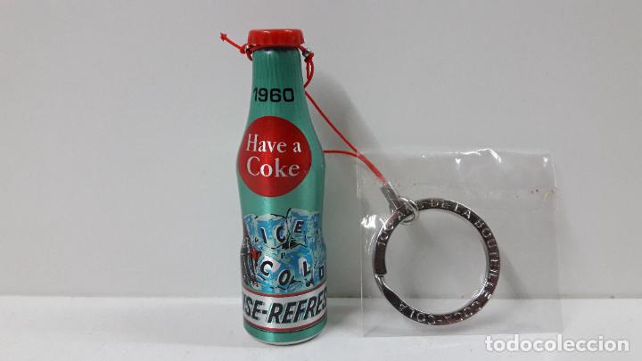 Colecionismo de Coca-Cola e Pepsi: BOTELLA - LLAVERO DE COCA COLA - ARTICULO PROMOCIONAL . A&Ntilde;O 2014 . MEDIDA DE ALTURA 8 CM