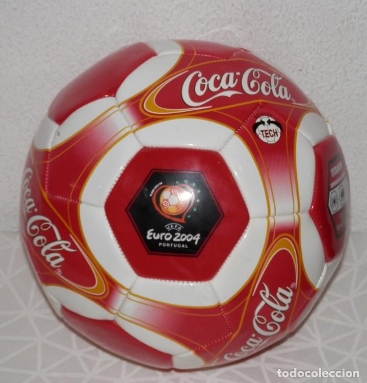 Coleccionismo de Coca-Cola y Pepsi: BALON COCA- COLA - EUFA EURO 2004 - Foto 2