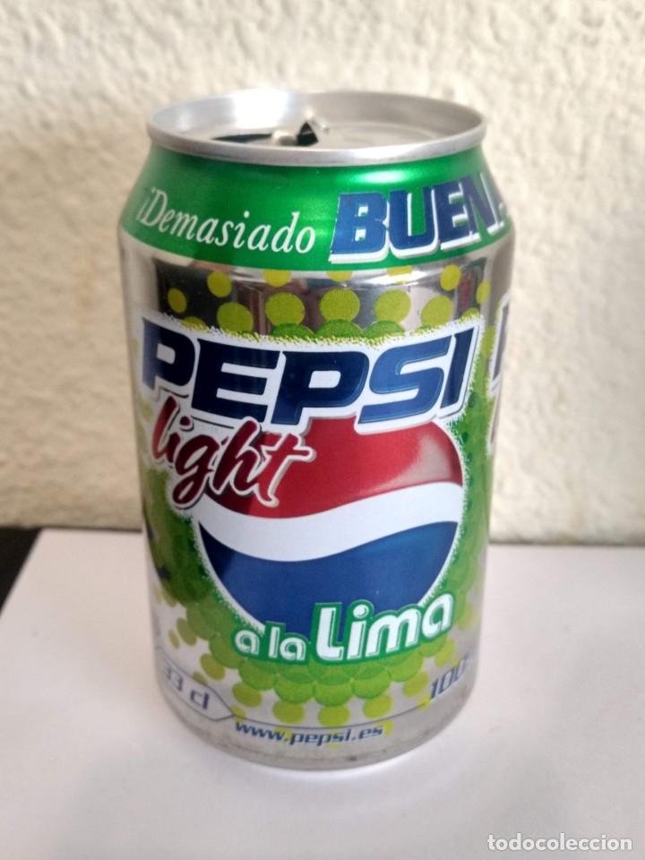 Coleccionismo de Coca-Cola y Pepsi: BOTE - LATA PEPSI COLA LIGHT A LA LIMA - Foto 1
