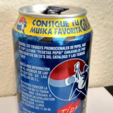 Coleccionismo de Coca-Cola y Pepsi: BOTE - LATA PEPSI COLA CONSIGUE TU MUSICA FAVORITA