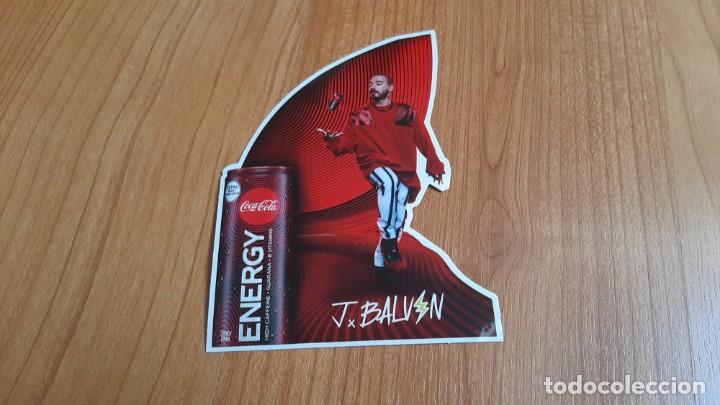 Collezionismo di Coca-Cola e Pepsi: Coca Cola -- Pegatina -- adhesivo -- Energy -- J. Balvin