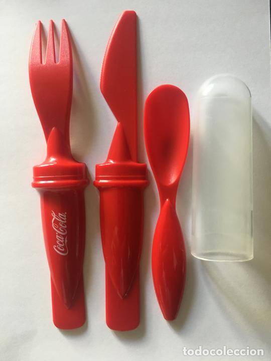 Coleccionismo de Coca-Cola y Pepsi: cubierto Coca Cola - Foto 1