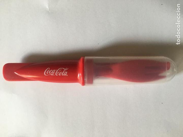 Coleccionismo de Coca-Cola y Pepsi: cubierto Coca Cola - Foto 2