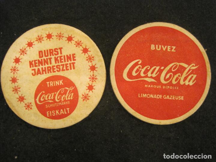 Coleccionismo de Coca-Cola y Pepsi: COCA COLA-LOTE DE 2 POSAVASOS-VER FOTOS-(K-4123)