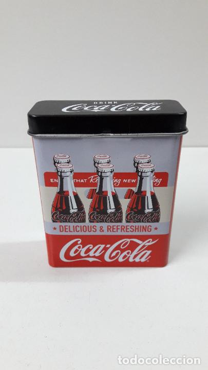 Sammeln von Coca-Cola und Pepsi: CAJA CONTENEDOR DE COCA COLA - ARTICULO PROMOCIONAL . MEDIDA DE ALTURA 9,5 CM