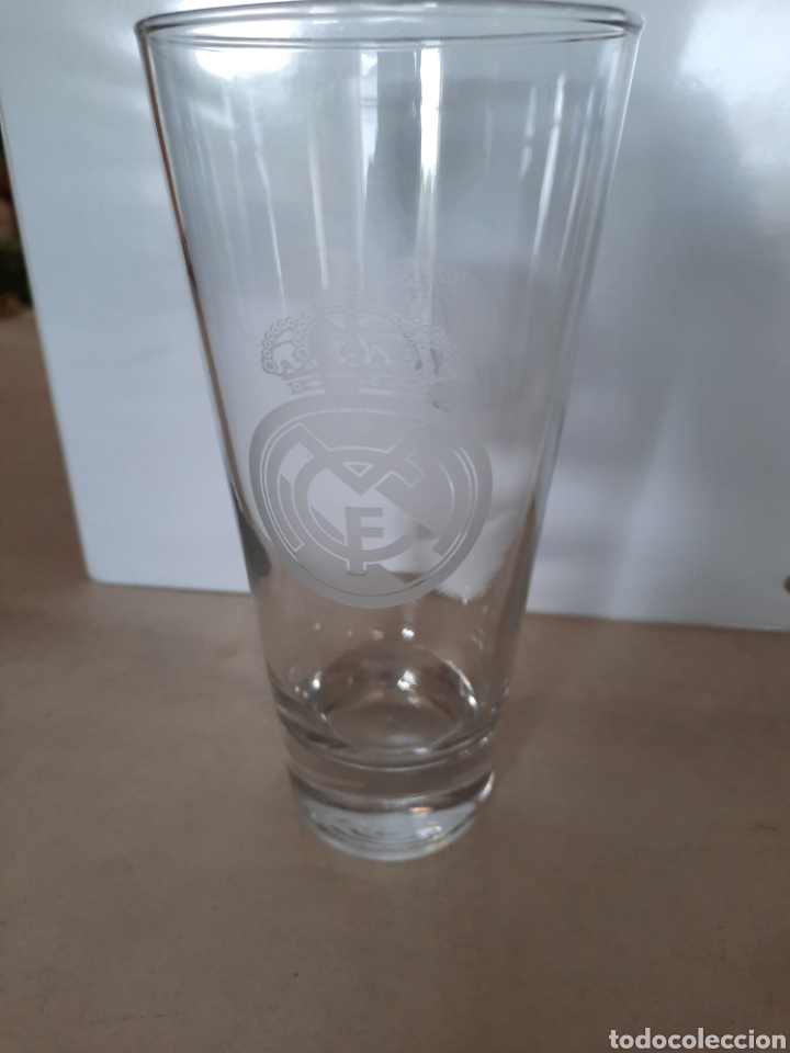 Coleccionismo de Coca-Cola y Pepsi: Vaso Coca Cola Real Madrid - Foto 2