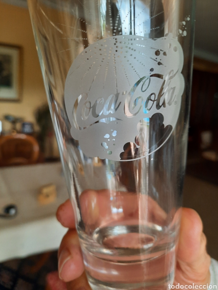 Coleccionismo de Coca-Cola y Pepsi: Vaso Coca Cola Real Madrid - Foto 4