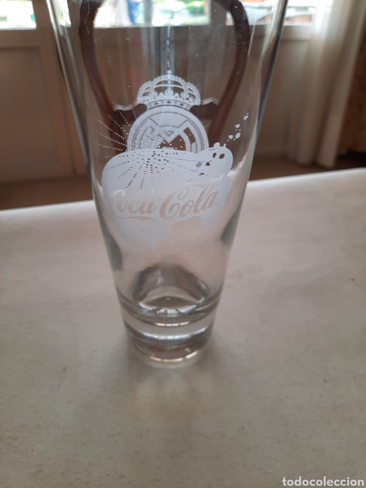Coleccionismo de Coca-Cola y Pepsi: Vaso Coca Cola Real Madrid - Foto 6