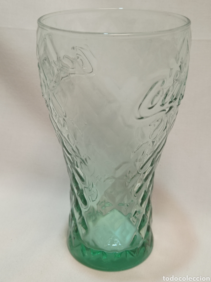 Coleccionismo de Coca-Cola y Pepsi: VASO DE COCA-COLA CON DISE&Ntilde;O DE ROMBOS - Foto 2