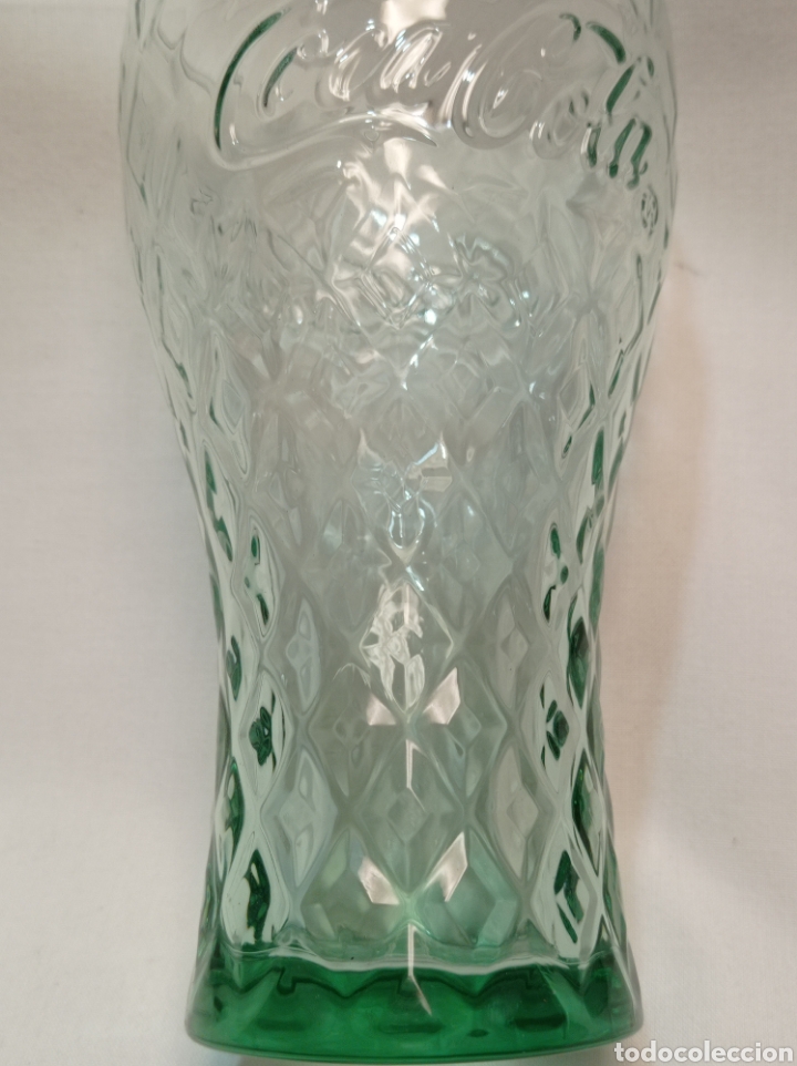 Coleccionismo de Coca-Cola y Pepsi: VASO DE COCA-COLA CON DISE&Ntilde;O DE ROMBOS - Foto 3