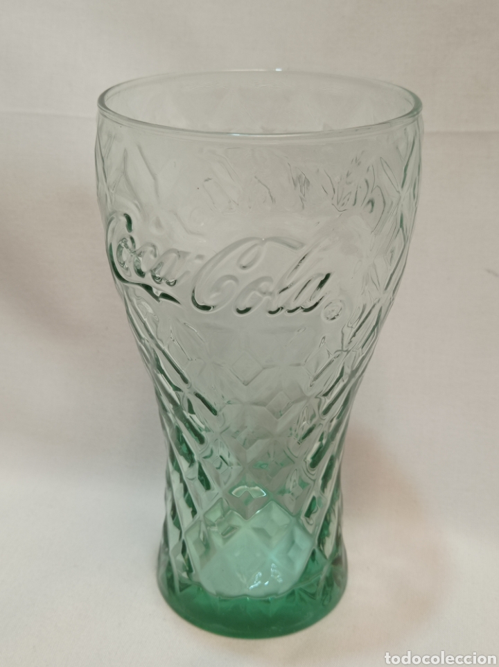 Coleccionismo de Coca-Cola y Pepsi: VASO DE COCA-COLA CON DISE&Ntilde;O DE ROMBOS - Foto 1