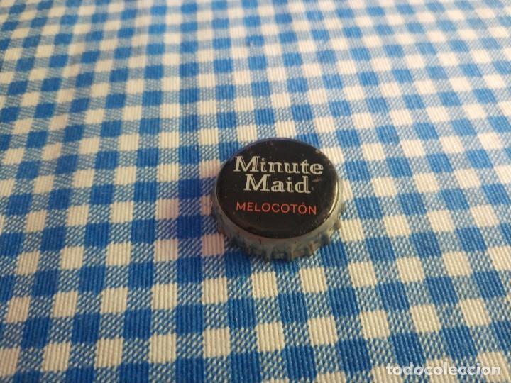 Sammeln von Coca-Cola und Pepsi: Chapa Zumos Minute Maid Melocot&oacute;n (CP)