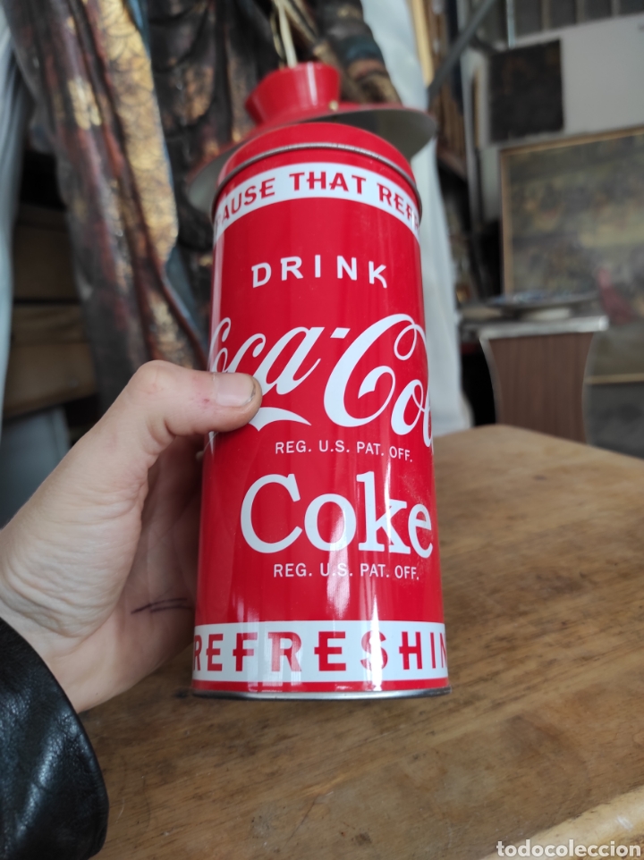 Collectionnisme de Coca-Cola et Pepsi: Bote de metal Coca-Cola