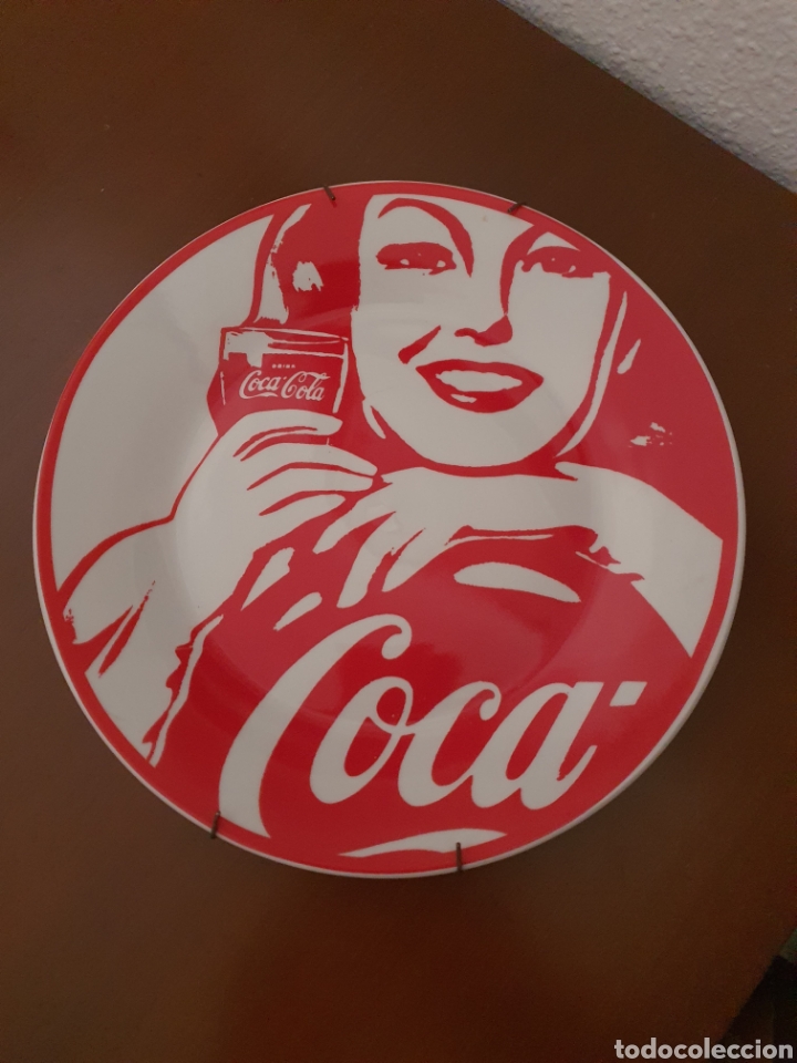 Collectionnisme de Coca-Cola et Pepsi: ANTIGUO PLATO - VINTAGE - COCA COLA - 220 mm diametro.