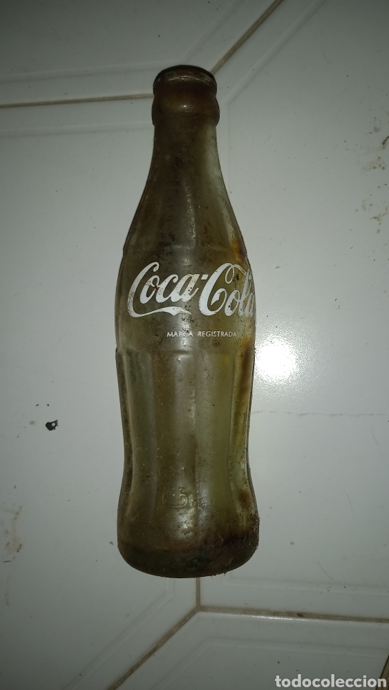 Coleccionismo de Coca-Cola y Pepsi: Botella coca cola a&ntilde;o 1968 - Foto 1