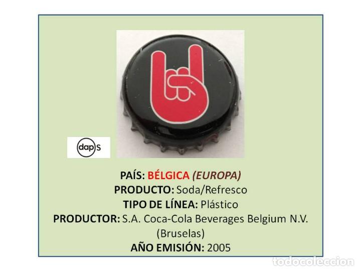 Collectionnisme de Coca-Cola et Pepsi: TAPON CORONA CAPSULA CHAPA COCA-COLA (B&Eacute;LGICA)