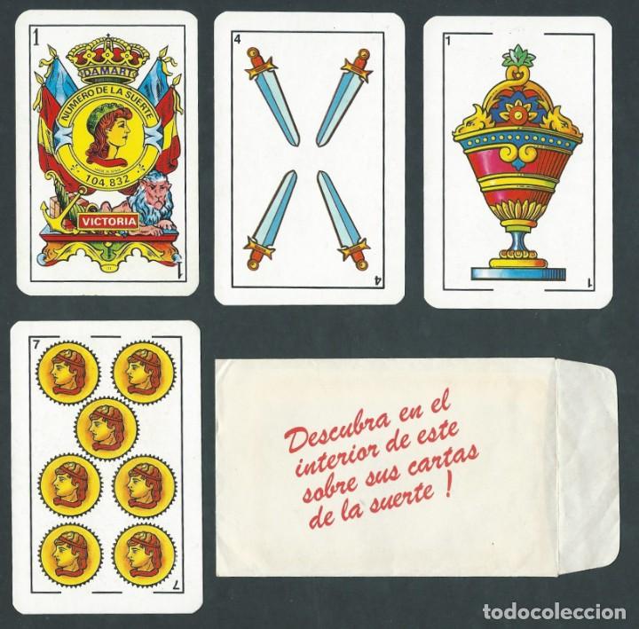 Coleccionismo de Coca-Cola y Pepsi: antiguas cartas de la suerte 4 cartas promocion juego del tute de pepsicola y mirinda pepsi cola