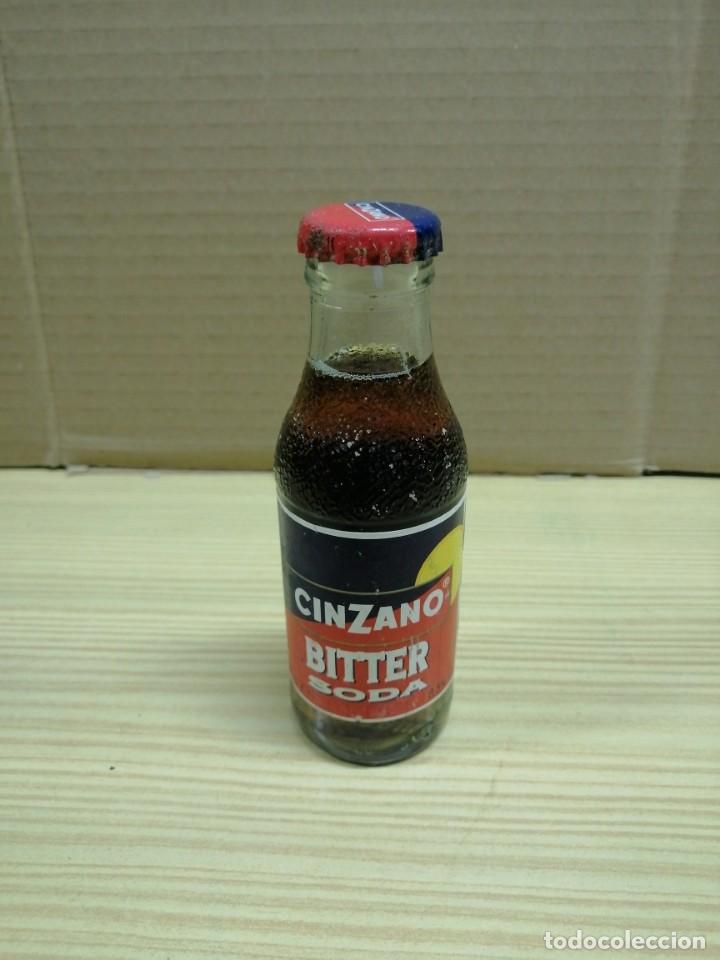 Collecting of Coca-Cola and Pepsi: BOTELLIN CINZANO BITTER SODA CHAPA CORONA Y LIQUIDO ORIGINAL