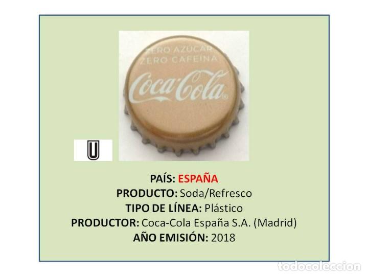 Collezionismo di Coca-Cola e Pepsi: TAPON CORONA CAPSULA CHAPA COCA-COLA ZERO AZ&Uacute;CAR ZERO CAFE&Iacute;NA (ESPA&Ntilde;A)