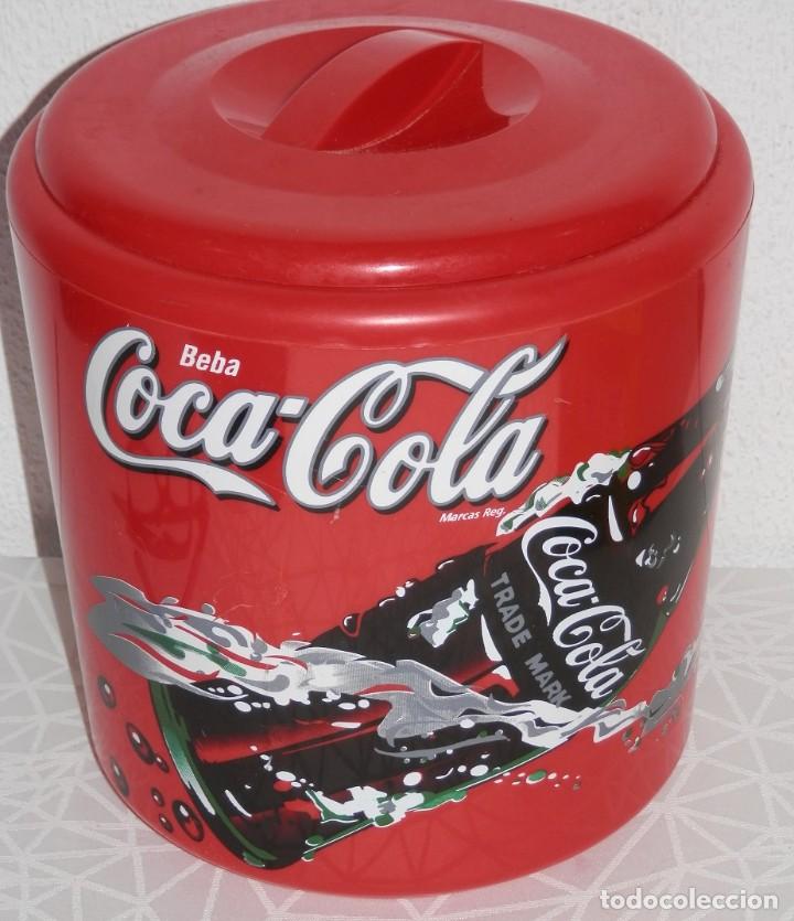 cubitera con tapa coca-cola - Compra venta en todocoleccion