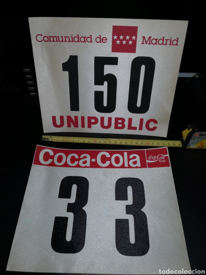 Coleccionismo de Coca-Cola y Pepsi: Dorsal Coca-Cola no 33 - Foto 1