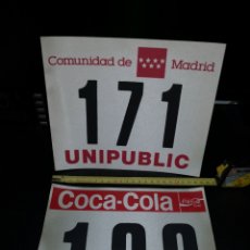 Coleccionismo de Coca-Cola y Pepsi: DORSAL COCA-COLA NÚMERO 123. Lote 316442793