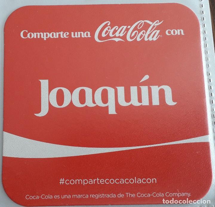 Collecting of Coca-Cola and Pepsi: posavasos de coca cola, comparte una coca cola con Joaqu&iacute;n.