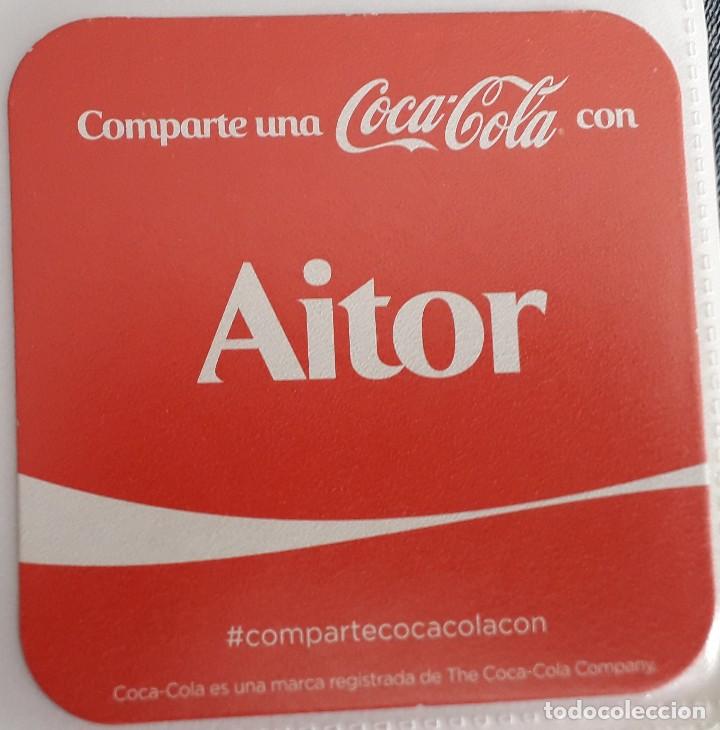 Collecting of Coca-Cola and Pepsi: posavasos de coca cola, comparte una coca cola con Aitor.