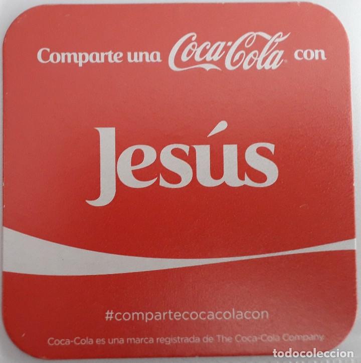 Collecting of Coca-Cola and Pepsi: posavasos de coca cola, comparte una coca cola con Jes&uacute;s.